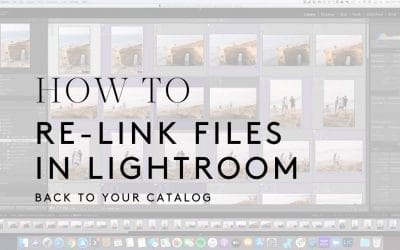 How to Relink Your Files in Lightroom